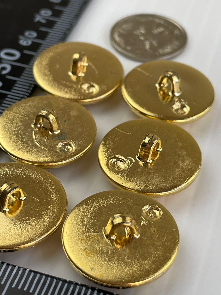 Gold Shank Button - 20mm – ANTHILLfabrics