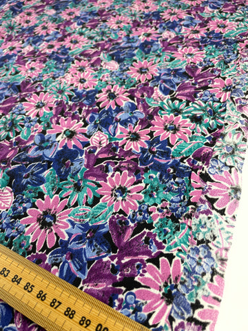 LAST PIECE: Uber rare 1930s lightweight rayon crepe 80cm wide x 70cm long