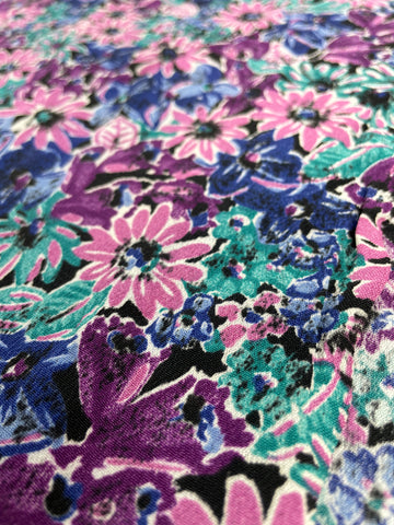 LAST PIECE: Uber rare 1930s lightweight rayon crepe 80cm wide x 70cm long