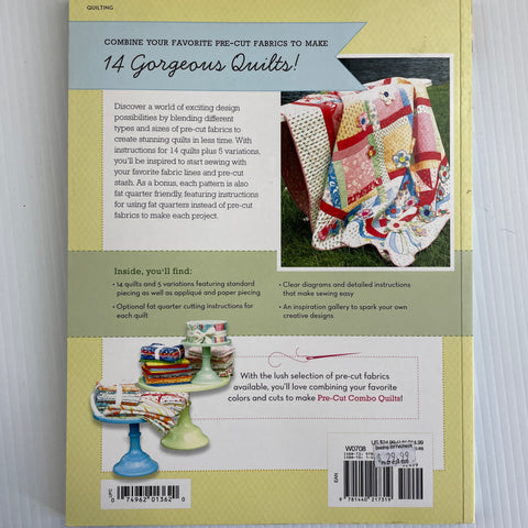 PRE-CUT COMBO QUILTS BOOK: little pieces friendly! By Debra Fehr Greenway