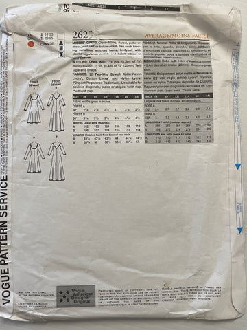 MICHAEL KORS DRESS: Vogue Sewing Pattern 2002 Sizes 8-12 Uncut *2625