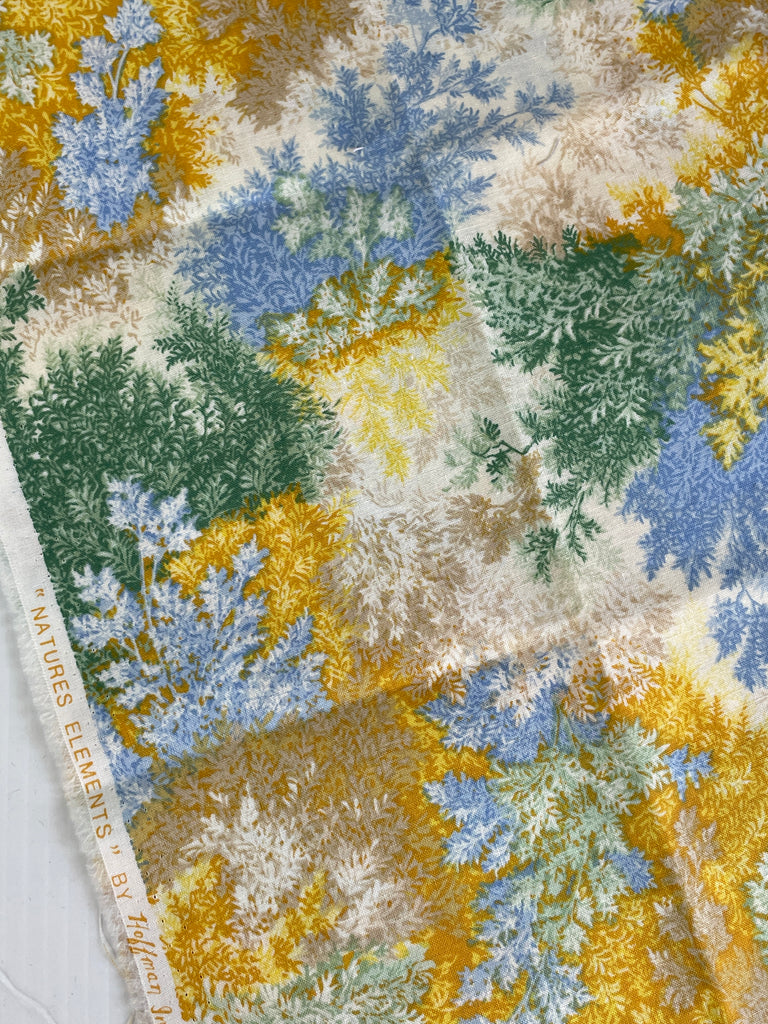 SINGLE FAT QUARTER: Modern Quilt Cotton Natures Elements by Hoffman 56cm x 50cm