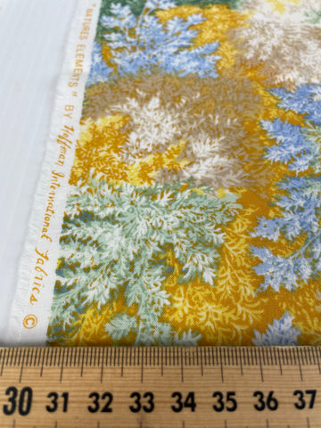 SINGLE FAT QUARTER: Modern Quilt Cotton Natures Elements by Hoffman 56cm x 50cm