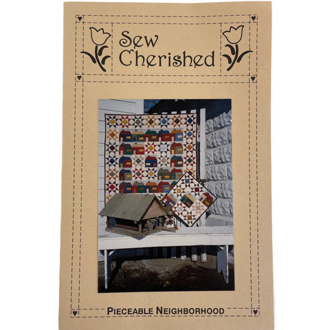 SEW CHERISHED PIECEABLE NEIGHBORHOOD: Paper pattern small & large quilt