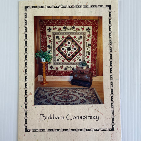 BUKHARA CONSPIRACY by BELINDA VIALS: Paper pattern for quilt 190cm x 190cm
