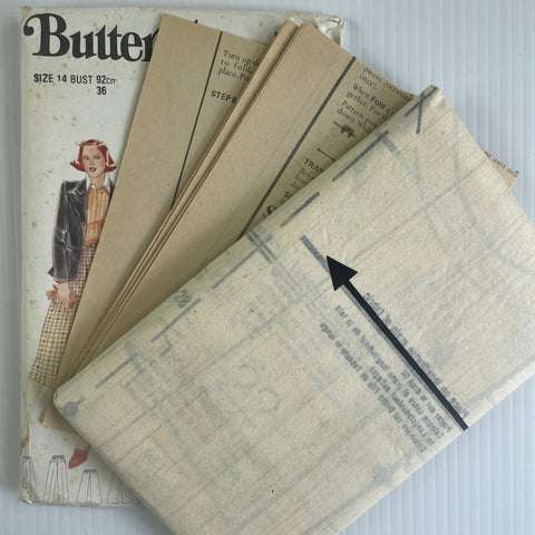 MISSES JACKET, SKIRT & PANTS: Butterick 1978 size14 uncut *5565