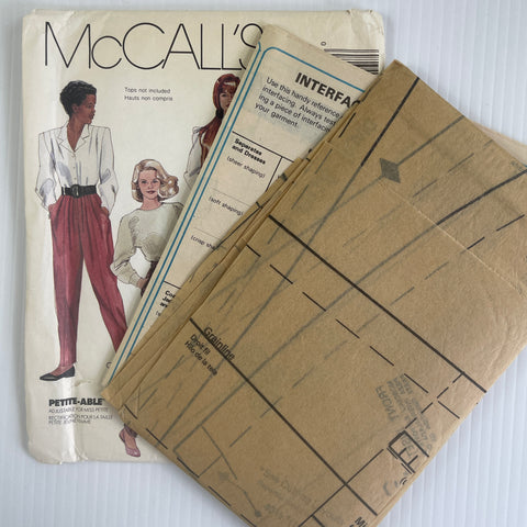 MISSES JODPHURS & PANTS: McCall's 1980s sizes 10 uncut *4481