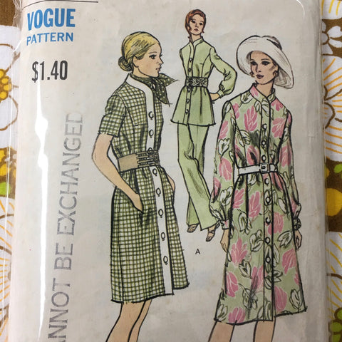 DRESS OR TOP & PANTS: Womens 1971 bust 32 1/2 *7999